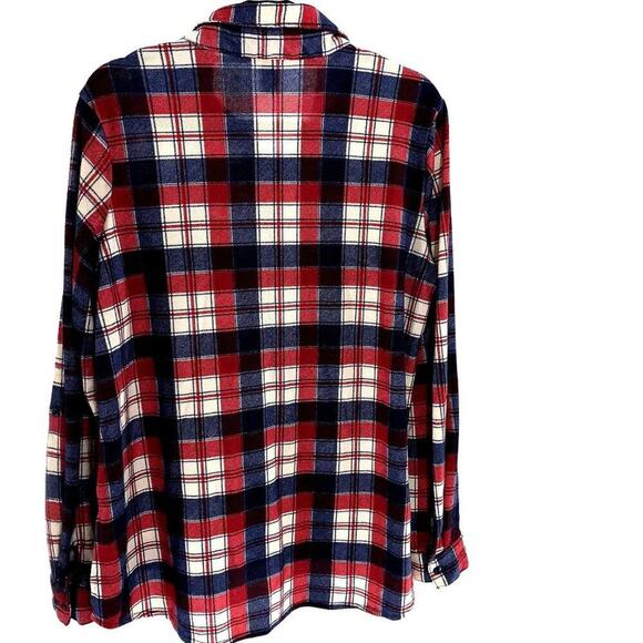 RUE21 Women's Long Sleeve Boyfriend‎ Style Red/Blue/White Plaid Shirt Sz XL - Picture 6 of 6